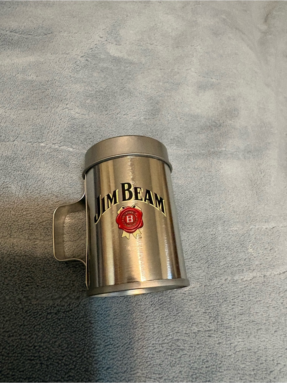Silver Steel Travel Mug - Stainless Finish